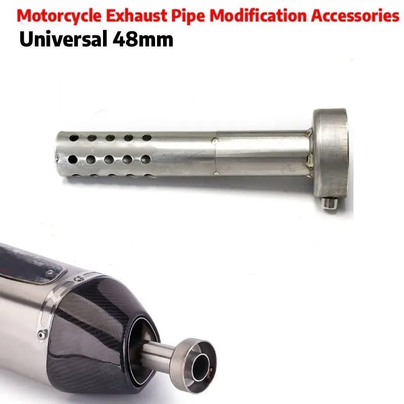 Universal 48mm Motorcycle Exhaust Muffler Pipe Removable DB Killer Silencer Sound Reducer for Honda Yamaha Noise Eliminator
Universal 48mm Motorcycle Exhaust Muffler Pipe Removable DB Killer Silencer Sound Reducer for Honda Yamaha Noise Eliminator