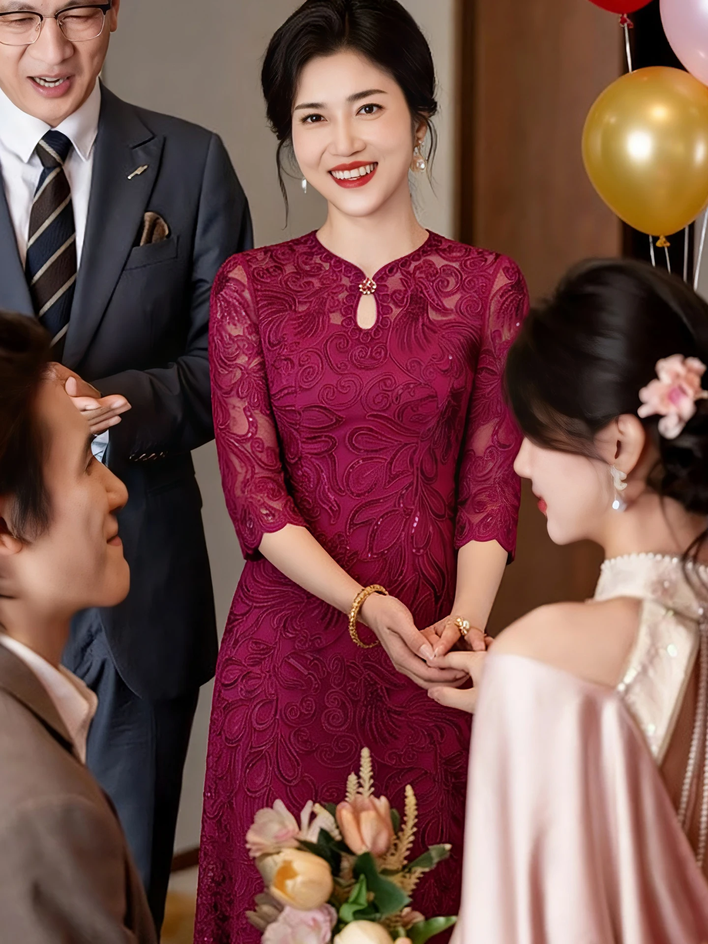Elegant Wedding Dress for Mother of the Bride High-End Style Party Wear Polyester Fiber Zipper Closure Floral Pattern
Elegant Wedding Dress for Mother of the Bride High-End Style Party Wear Polyester Fiber Zipper Closure Floral Pattern