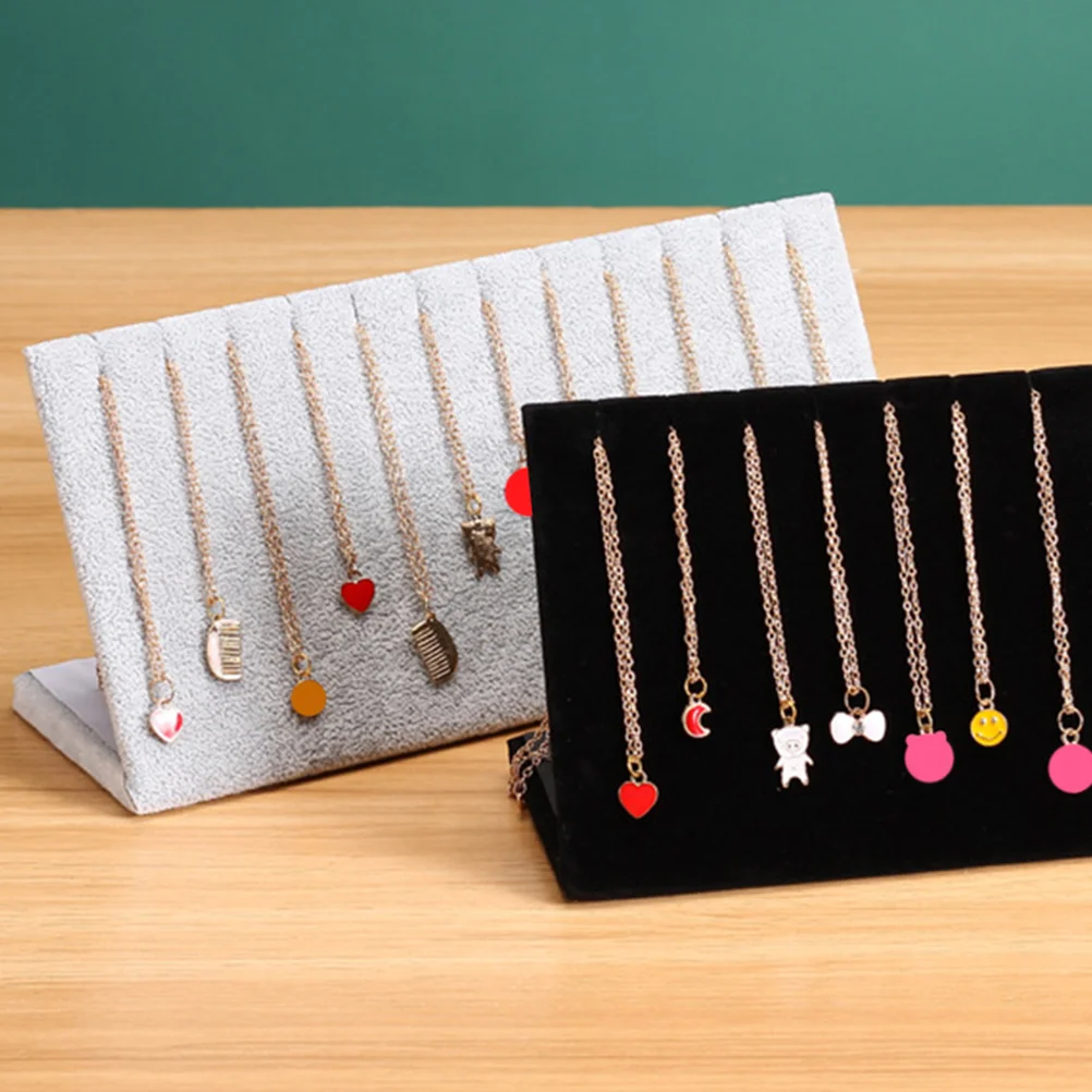 1pcs Jewelry Display Rack Organizer Stand Necklaces Earrings Bracelets Desktop Storage Showcase Tilted Panel Premium Board Soft
1pcs Jewelry Display Rack Organizer Stand Necklaces Earrings Bracelets Desktop Storage Showcase Tilted Panel Premium Board Soft