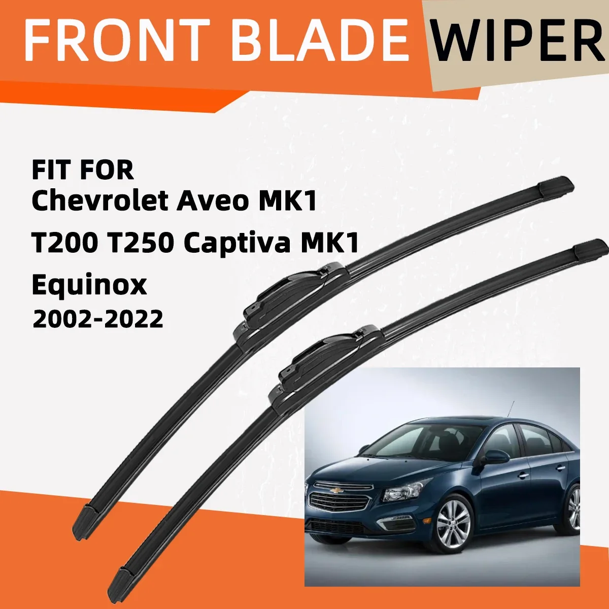 Double Rubber Car Wiper for Chevrolet Aveo MK1 T200 T250 Captiva MK1 Equinox Front Blade Brushes Accessorie Windscreen Wiper
Double Rubber Car Wiper for Chevrolet Aveo MK1 T200 T250 Captiva MK1 Equinox Front Blade Brushes Accessorie Windscreen Wiper
