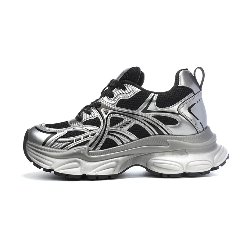 GIOIO Мужская повседневная спортивная обувь, дышащая обувь для папы на толстой подошве, новый летний стиль, увеличенная высота, удобная прогулочная обувь 
GIOIO Мужская повседневная спортивная обувь, дышащая обувь для папы на толстой подошве, новый летний стиль, увеличенная высота, удобная прогулочная обувь