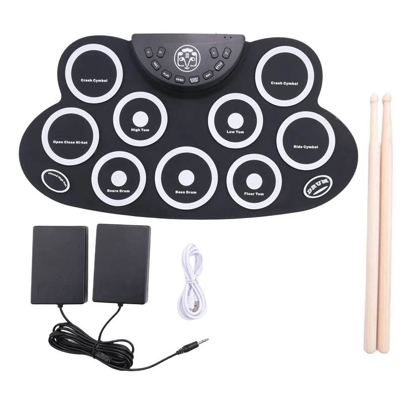 Hand Roll Drum Portable Electronic Drum For Outdoor Electronic Drum Percussion Instrument Music Equipment Accessories
Hand Roll Drum Portable Electronic Drum For Outdoor Electronic Drum Percussion Instrument Music Equipment Accessories