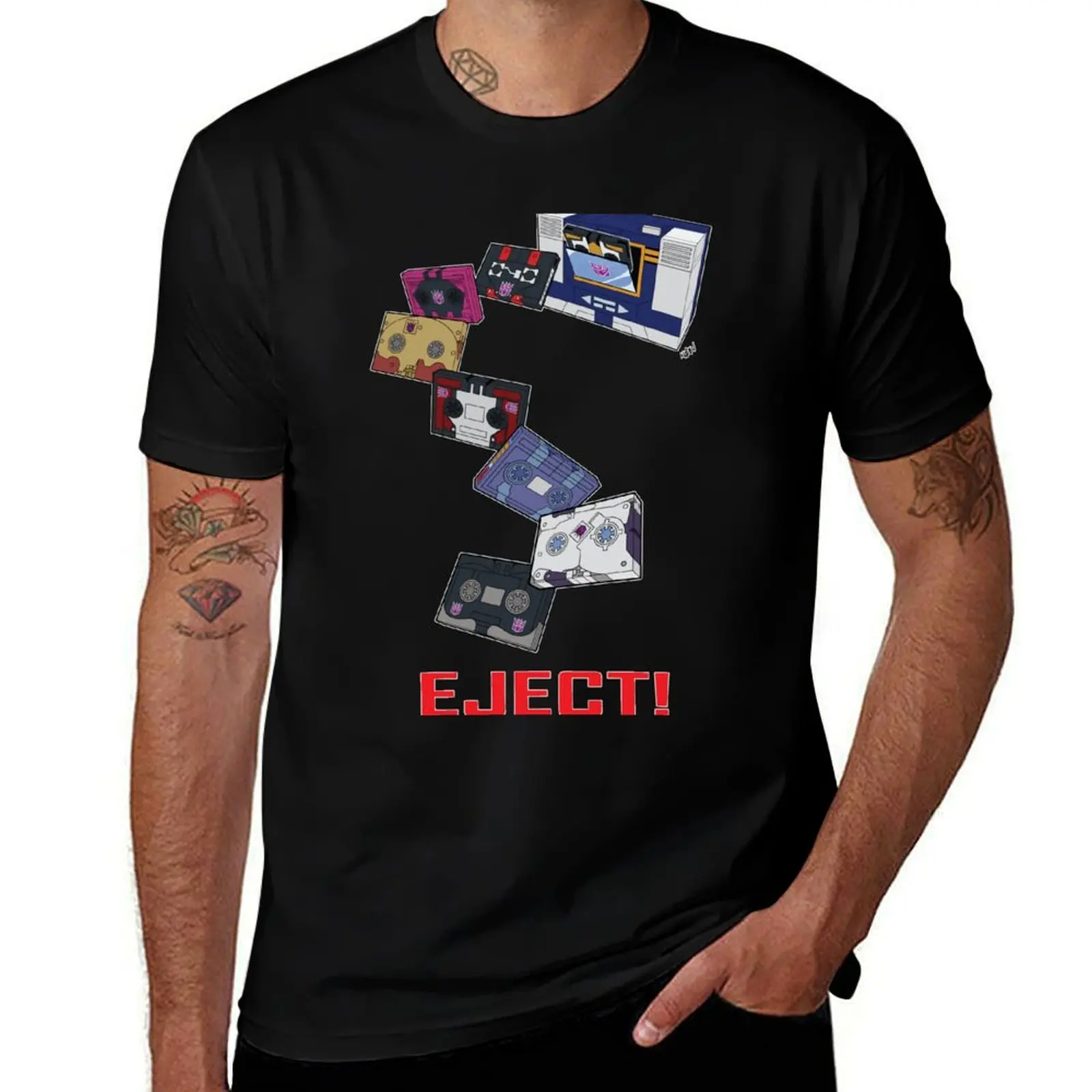 Soundwave: Eject! (colour) T-Shirt Funny t-shirts shirts graphic tees plain t shirts men
Soundwave: Eject! (colour) T-Shirt Funny t-shirts shirts graphic tees plain t shirts men