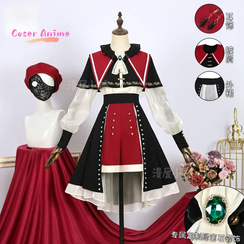 BanG Dream Ave Mujica Mortis Wakaba Mutsumi Cosplay Costume Uniform Halloween Carnival Party Christmas Play Role Clothing
BanG Dream Ave Mujica Mortis Wakaba Mutsumi Cosplay Costume Uniform Halloween Carnival Party Christmas Play Role Clothing