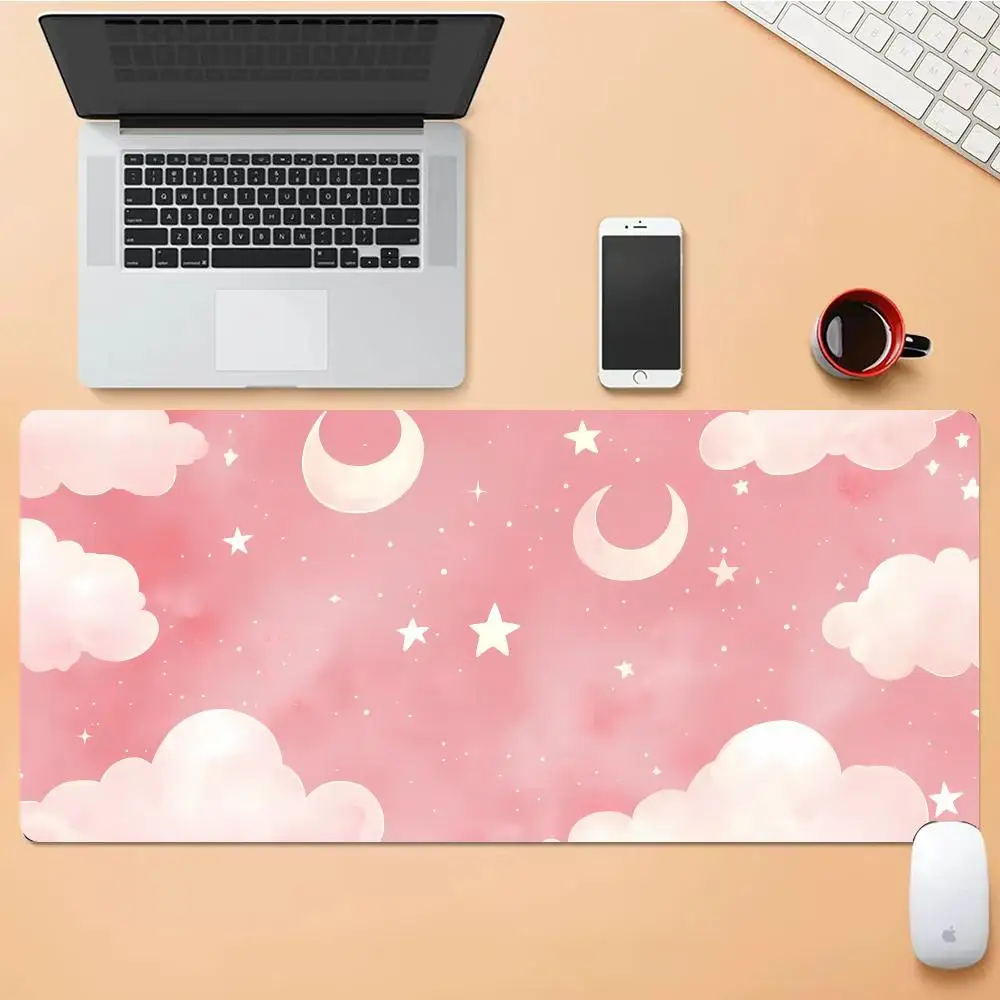 XXL Computer Desk Pad Pink Art keyboardpad Moon Space Mousepad Laptop Table Mat 900x400mm Rubber Anti-slip Soft Desktop HYB XXC
XXL Computer Desk Pad Pink Art keyboardpad Moon Space Mousepad Laptop Table Mat 900x400mm Rubber Anti-slip Soft Desktop HYB XXC