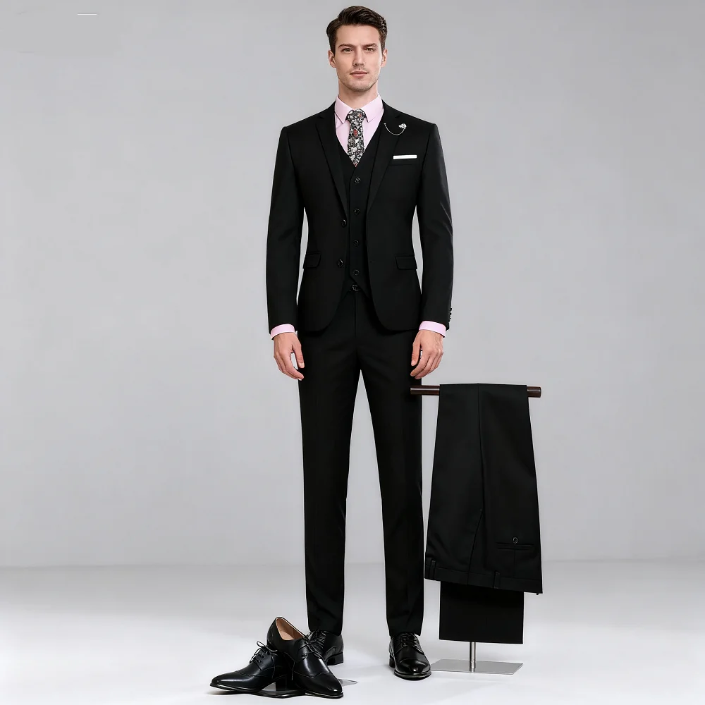 3-х предметный приталенный индивидуальный терно для мужчин, элегантный костюм для свадьбы, жениха, пиджак, комплект для танцевального бала
3-х предметный приталенный индивидуальный терно для мужчин, элегантный костюм для свадьбы, жениха, пиджак, комплект для танцевального бала