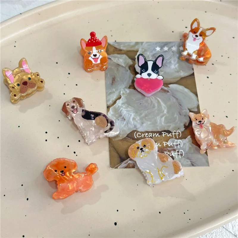2Pcs/Lot Cartoon Fun Animal Small Grab Clip Imitation Corgi French Bulldog Shiba Inu Dogs Bangs Claw Cute Women Hair Accessories
2Pcs/Lot Cartoon Fun Animal Small Grab Clip Imitation Corgi French Bulldog Shiba Inu Dogs Bangs Claw Cute Women Hair Accessories