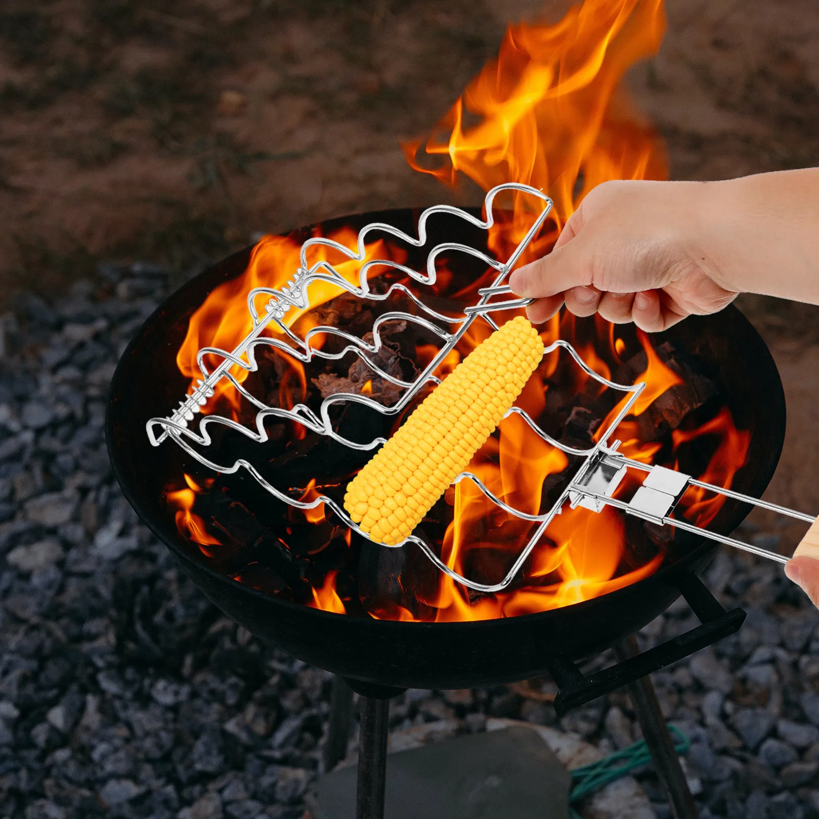 1pc Folding Bbq Grill Rack 8.66" Fish Grilling Net Outdoor Camping Sausage Corn Holder Barbecue Tool Kitchen Supply
1pc Folding Bbq Grill Rack 8.66" Fish Grilling Net Outdoor Camping Sausage Corn Holder Barbecue Tool Kitchen Supply
