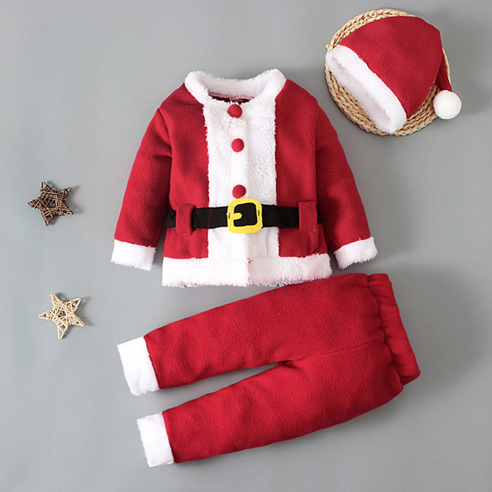 Christmas Baby Clothes Kids Santa Claus Cosplay Costume Boys Long Sleeve Clothes Toddler Girls Dress Cute Infant Winter Outwear
Christmas Baby Clothes Kids Santa Claus Cosplay Costume Boys Long Sleeve Clothes Toddler Girls Dress Cute Infant Winter Outwear