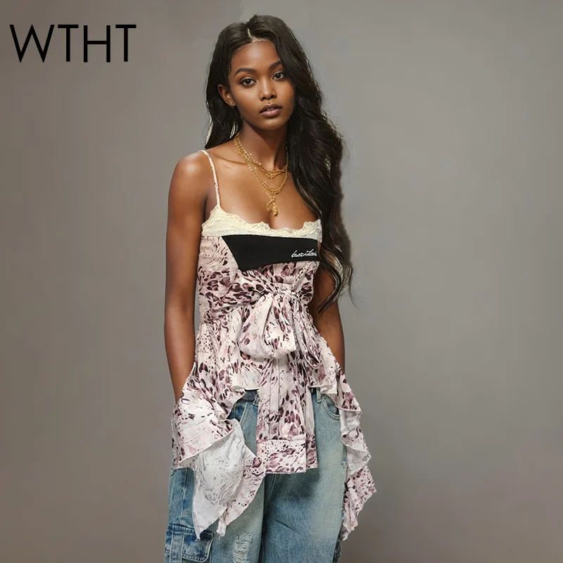 WTHT модные женские нерегулярные леопардовые кружевные ленты камзол мода 2023 летние свободные топы без рукавов с лямкой на шее женские 1LS1718
WTHT модные женские нерегулярные леопардовые кружевные ленты камзол мода 2023 летние свободные топы без рукавов с лямкой на шее женские 1LS1718