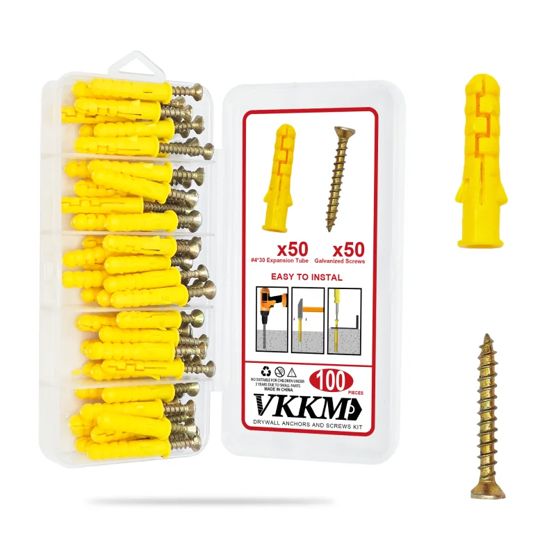 VKKM 60/100 PCS Small Yellow Croaker Expansion Pipe Building/furniture Installation Fastening Fittings
VKKM 60/100 PCS Small Yellow Croaker Expansion Pipe Building/furniture Installation Fastening Fittings