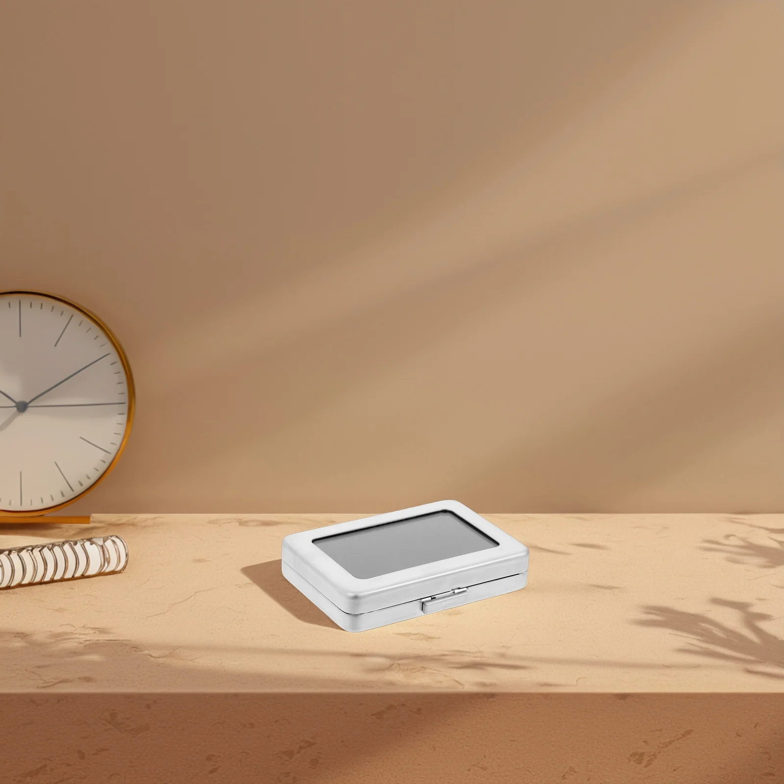 Rectangular Jewelry Display Box Metal Matte Finish 8x5.5 Inch Transparent Window Storage Case for Gemstones Rings Jewelry Holder
Rectangular Jewelry Display Box Metal Matte Finish 8x5.5 Inch Transparent Window Storage Case for Gemstones Rings Jewelry Holder