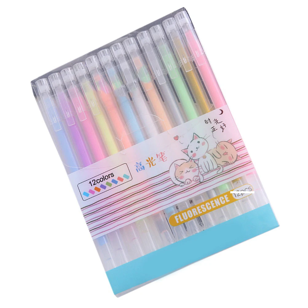 20pcs Gel Pens Highlighters Fine Tip Premium Plastic Smooth Writing Office Home School Supplies Kids Gifts Emphasize Study
20pcs Gel Pens Highlighters Fine Tip Premium Plastic Smooth Writing Office Home School Supplies Kids Gifts Emphasize Study