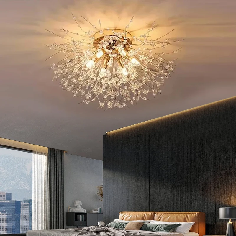Nordic Modern Crystal LED Ceiling Light, E27 Bulb Socket, Living Room and Bedroom, Dining Room Interior Decoration Pendant Light
Nordic Modern Crystal LED Ceiling Light, E27 Bulb Socket, Living Room and Bedroom, Dining Room Interior Decoration Pendant Light
