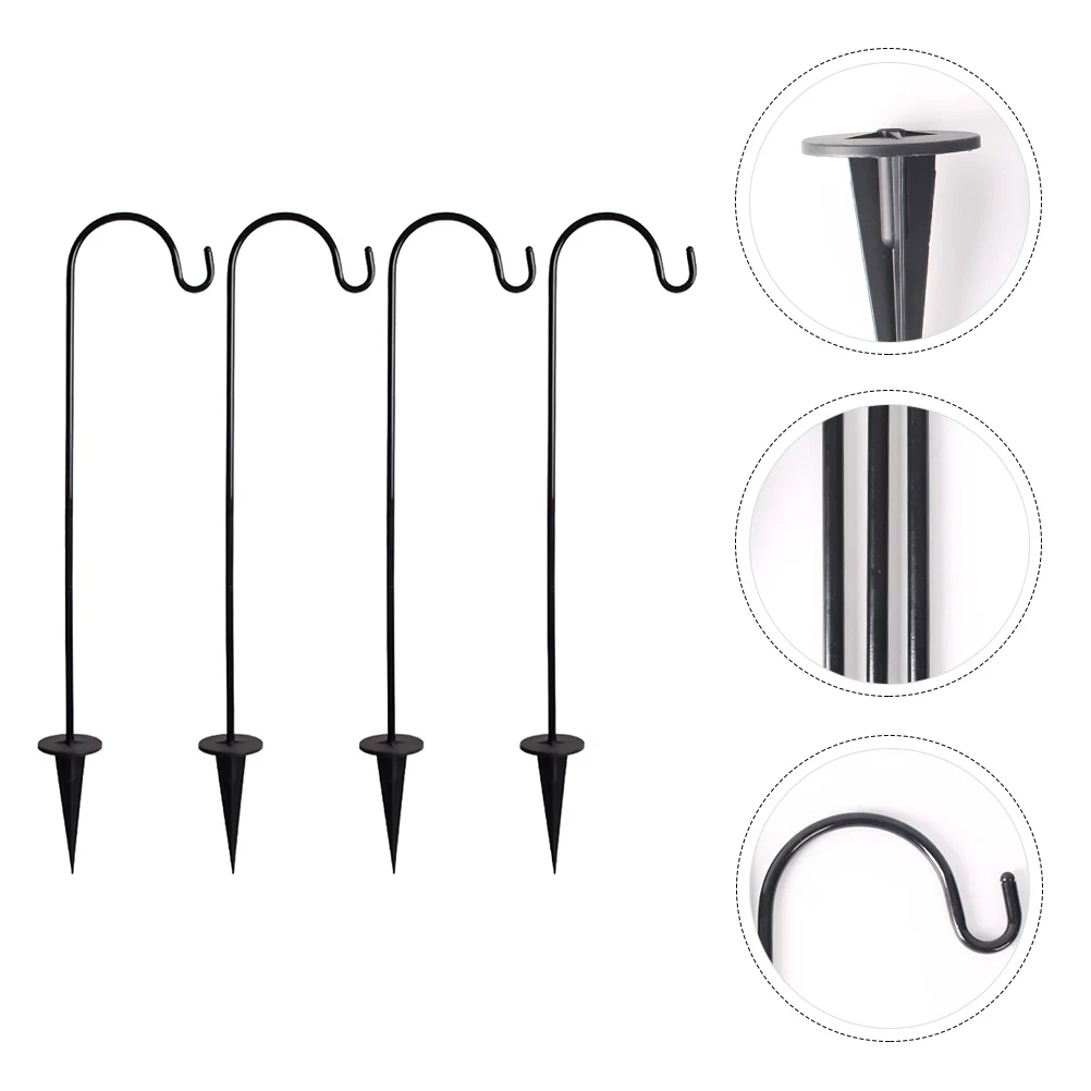 4 pcs Garden Hooks Heavy Duty Iron Shepherd Hooks for Plants Gardening Tool Outdoor Decor Retro Hanging Planters
4 pcs Garden Hooks Heavy Duty Iron Shepherd Hooks for Plants Gardening Tool Outdoor Decor Retro Hanging Planters