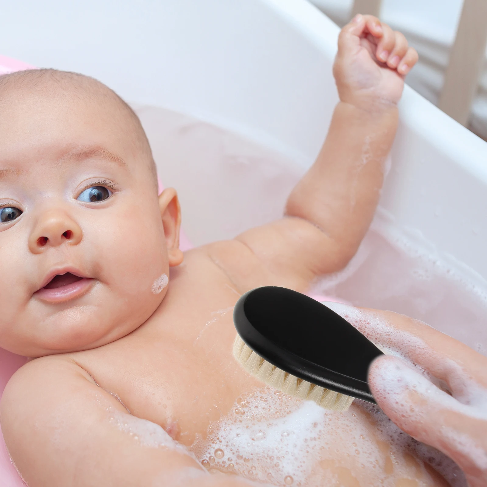 Baby Scalp Brush Natural Wood Head Washing Brush Infant Bath Scrubber Deep Cleansing Tools For Kids Skin Health Black Small
Baby Scalp Brush Natural Wood Head Washing Brush Infant Bath Scrubber Deep Cleansing Tools For Kids Skin Health Black Small