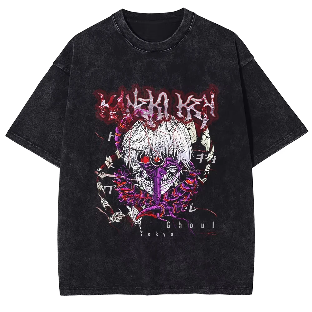Men Washed Vintage T-Shirt Anime Graphic Print Tshirt Harajuku 2025 Summer Fashion Cotton Casual Top Streetwear ShortSleeve
Men Washed Vintage T-Shirt Anime Graphic Print Tshirt Harajuku 2025 Summer Fashion Cotton Casual Top Streetwear ShortSleeve