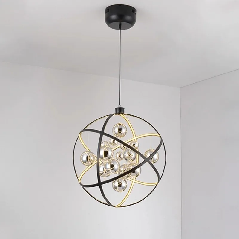 Black Metal Pendant Lamp LED Lamp Bulb Vintage Restoration Orb Lighting Chandelier for Home Office Hotel Indoor Decor
Black Metal Pendant Lamp LED Lamp Bulb Vintage Restoration Orb Lighting Chandelier for Home Office Hotel Indoor Decor