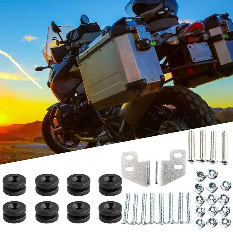 Tail Bag Mounting Bracket Kit Portable Motorcycle Side Box Mounting Set Wear-Resistant Motorcycle Accessories for Home, Travel
Tail Bag Mounting Bracket Kit Portable Motorcycle Side Box Mounting Set Wear-Resistant Motorcycle Accessories for Home, Travel
