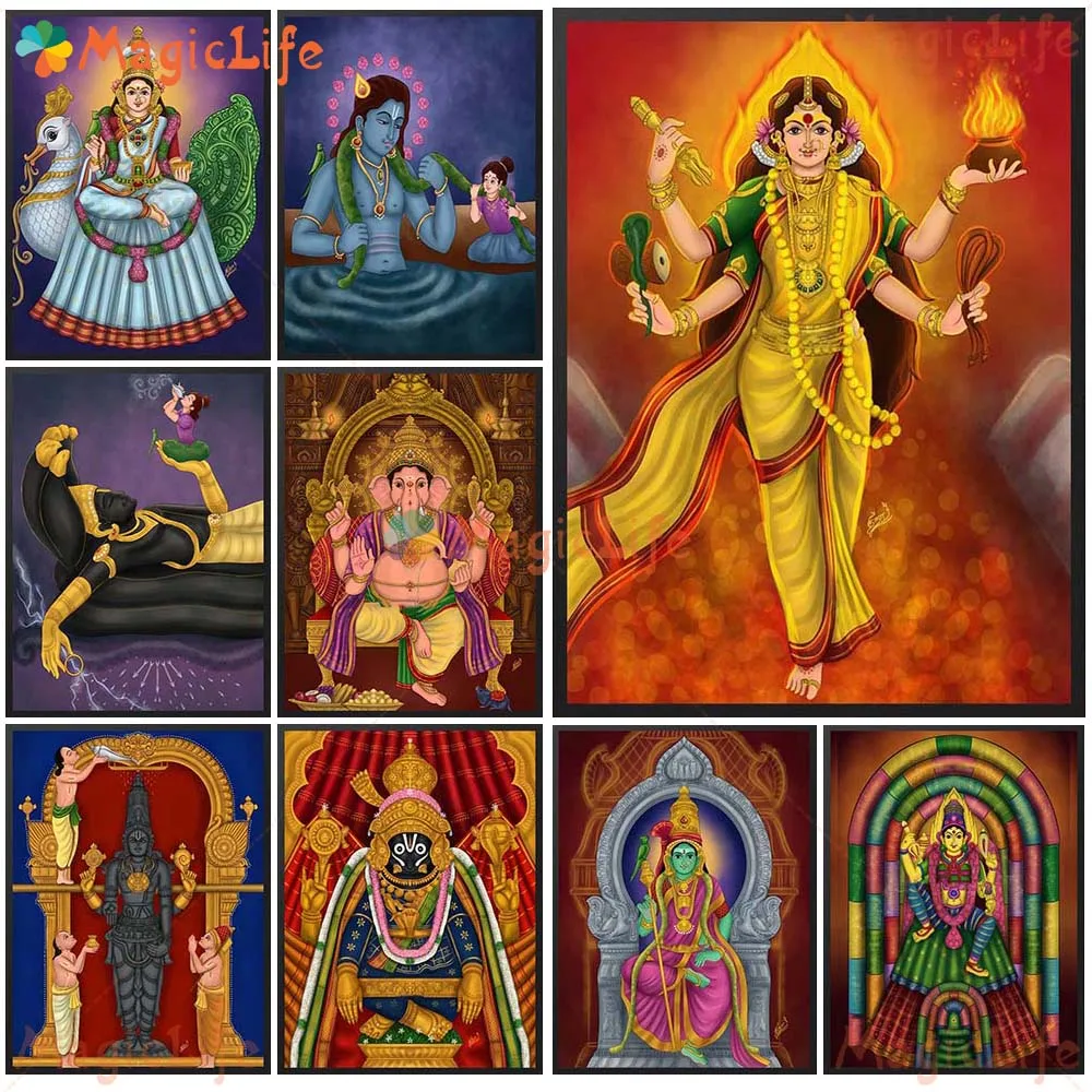 Kali Goddess Hinduism Lakshmi Durga Parvati Prints Wall Pictures For Church Room Decor Poster Wall Art Canvas Painting Unframed 
Kali Goddess Hinduism Lakshmi Durga Parvati Prints Wall Pictures For Church Room Decor Poster Wall Art Canvas Painting Unframed