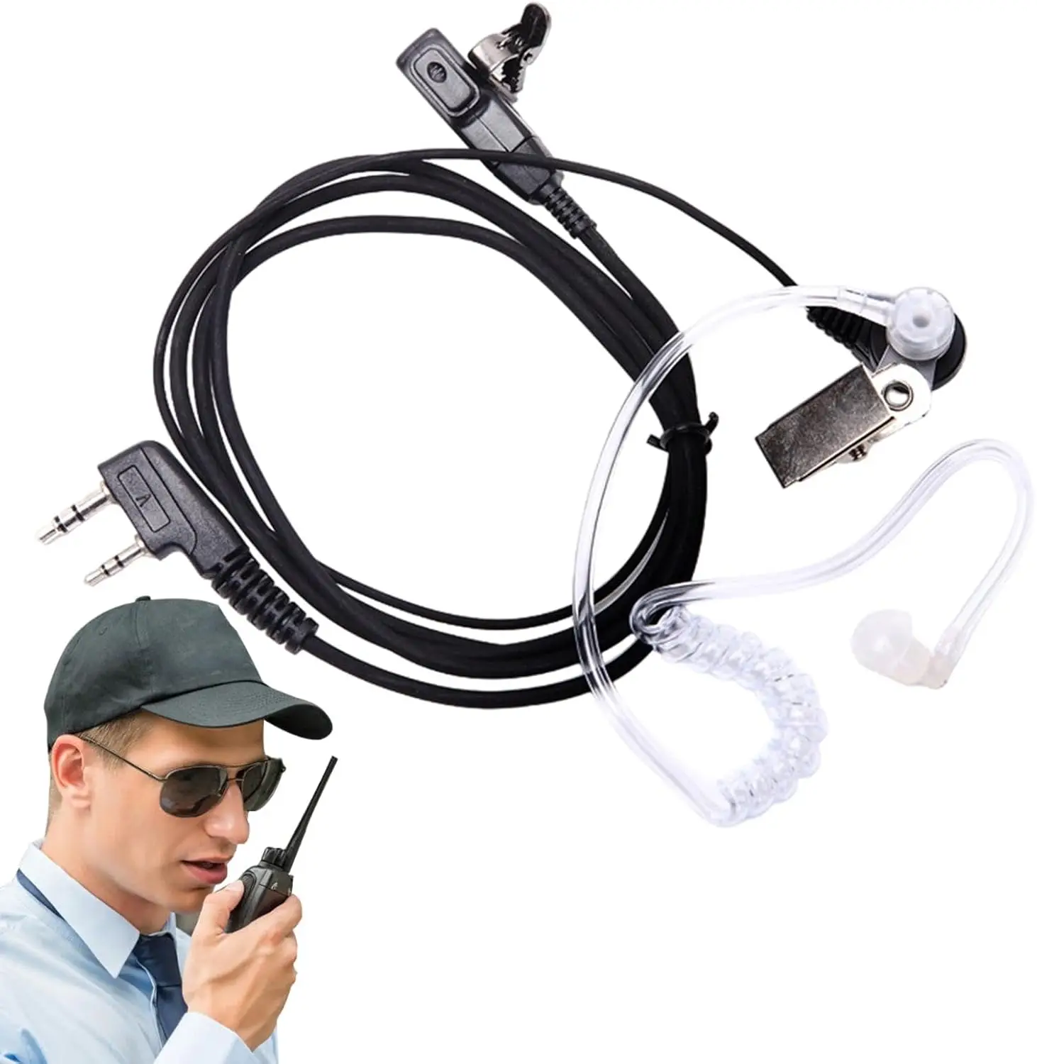 Air Acoustic Tube 2 Pin PPT Earpiece for Walkie Talkie Headset Radio Throat Mic Microphone Baofeng UV-5R UV82 BF888S Accessories
Air Acoustic Tube 2 Pin PPT Earpiece for Walkie Talkie Headset Radio Throat Mic Microphone Baofeng UV-5R UV82 BF888S Accessories