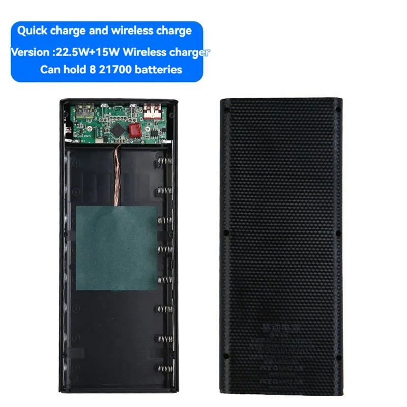 High Quality-Power Bank DIY Shell Case Battery Charger Box With Lighting Function 8X21700 Battery Shell Storage Organize 22.5W+1
High Quality-Power Bank DIY Shell Case Battery Charger Box With Lighting Function 8X21700 Battery Shell Storage Organize 22.5W+1