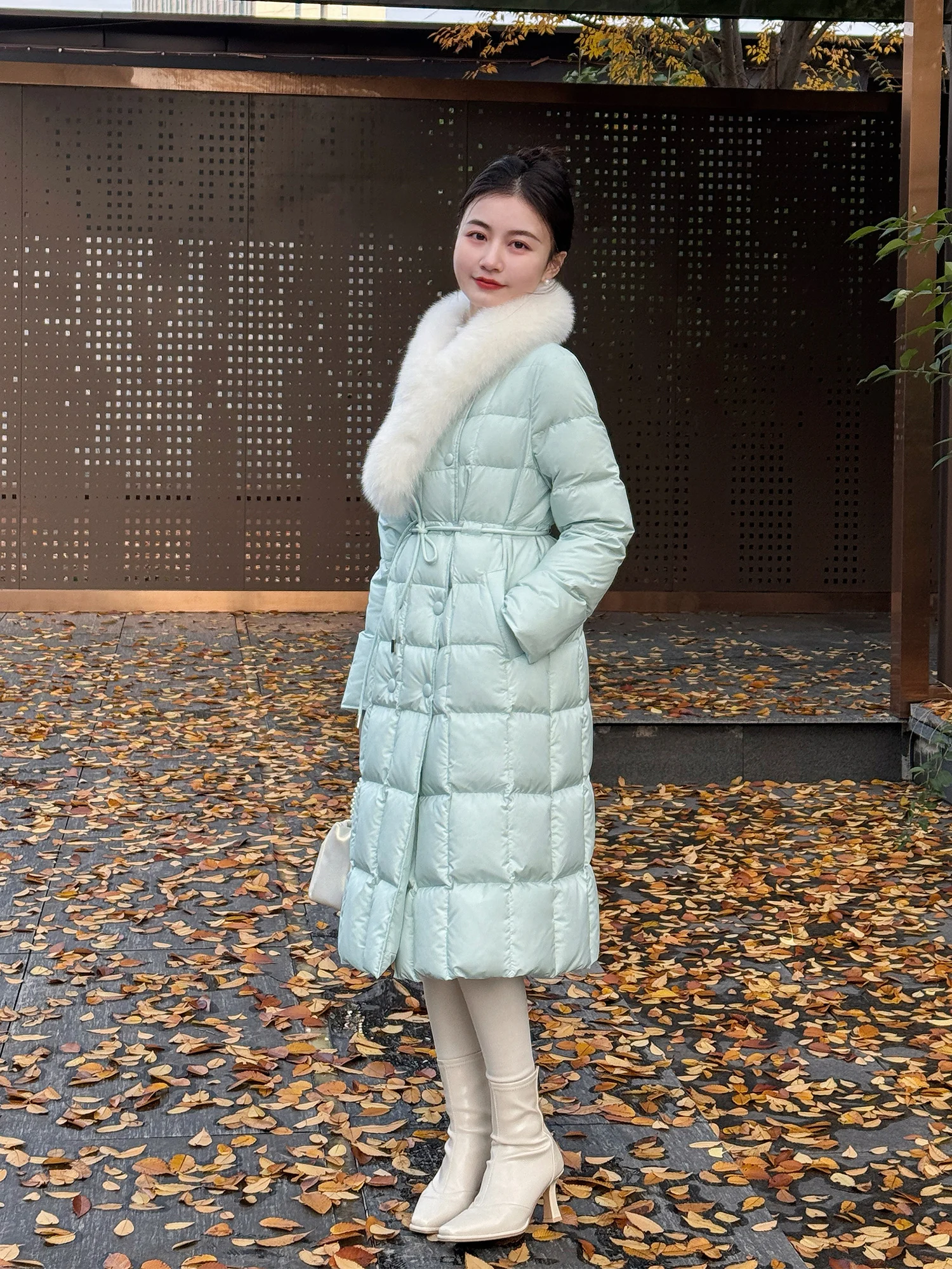 Long Fur Scarf Women's Thiened down Coat Belted Knee-Length Commute Sle Pure Color Winter Warm Jaet without Brand
Long Fur Scarf Women's Thiened down Coat Belted Knee-Length Commute Sle Pure Color Winter Warm Jaet without Brand