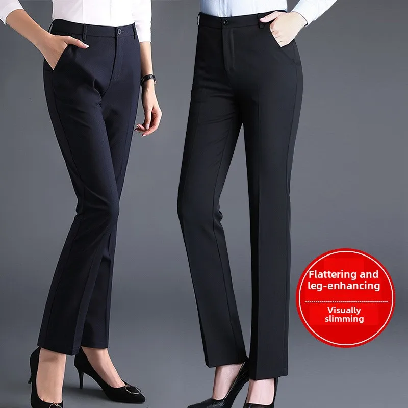 High Waist Thin Formal West Pants for Women Workwear Black Straight Leg Trousers Spring Summer Cleanfit Style Chinese Manufac...
High Waist Thin Formal West Pants for Women Workwear Black Straight Leg Trousers Spring Summer Cleanfit Style Chinese Manufac...