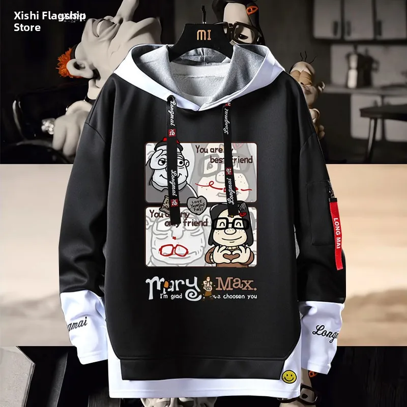 Marie And Max near Marx Film Anime Hoodie ex Autumn Winter Long Sve Crew Ne Sweatirt Casual Polyester Fabric Hat S...
Marie And Max near Marx Film Anime Hoodie ex Autumn Winter Long Sve Crew Ne Sweatirt Casual Polyester Fabric Hat S...