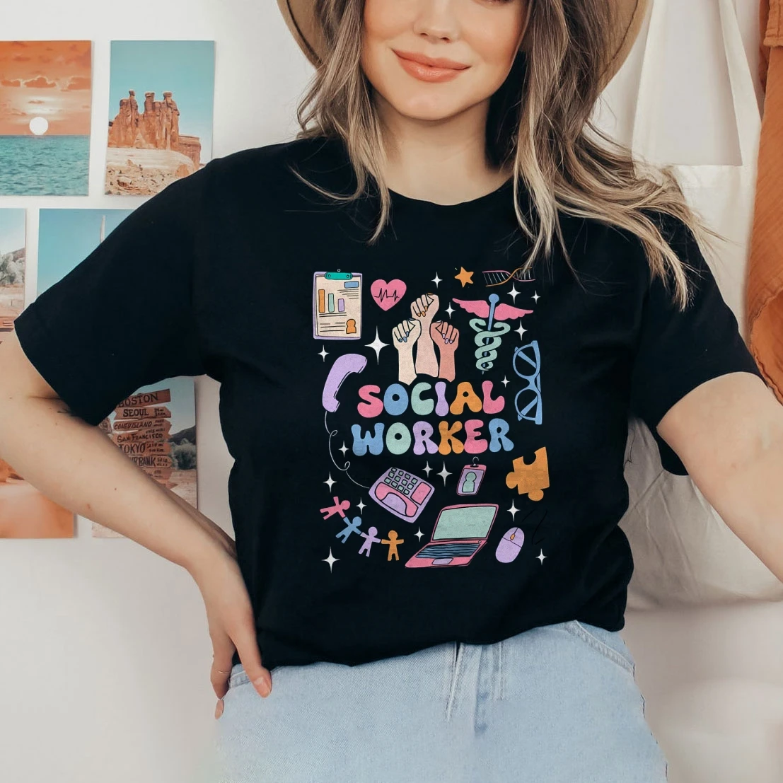 Social Worker Vintage Unisex Shirt, Era Tee, Gift For Social Worker, Social Work Gift, Worker Shirt, Can't Talk Right Now Doing
Social Worker Vintage Unisex Shirt, Era Tee, Gift For Social Worker, Social Work Gift, Worker Shirt, Can't Talk Right Now Doing