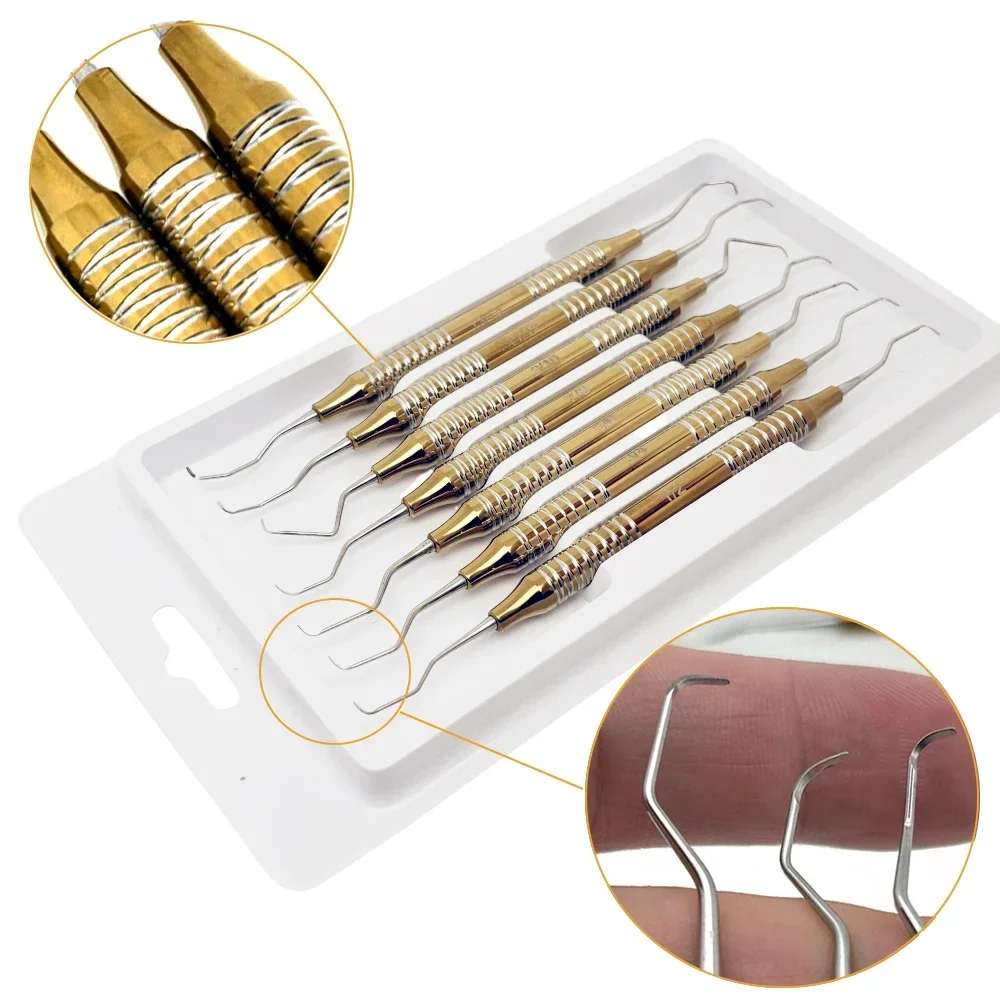 7Pcs/set Gracey Curettes Toos Dental Cleaning Periodontal Care Teeth Whitening Root Canal Scaling Oral Hygiene Tools
7Pcs/set Gracey Curettes Toos Dental Cleaning Periodontal Care Teeth Whitening Root Canal Scaling Oral Hygiene Tools