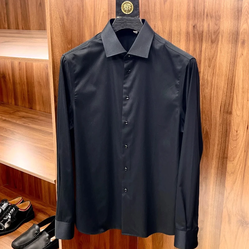 Luxury Brand Br Men's Shirts Men Business Casual Versatile High Cotton Long Sleeve Shirt Men's Clothing
Luxury Brand Br Men's Shirts Men Business Casual Versatile High Cotton Long Sleeve Shirt Men's Clothing