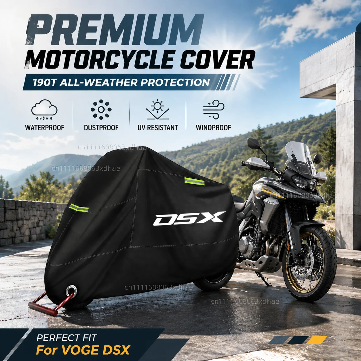 Premium Motorcycle Cover All Weather Dust Rain UV Protection 190T Oxford Cloth For For VOGE DSX 900 DSX 625 DSX 500 DSX900 DSX
Premium Motorcycle Cover All Weather Dust Rain UV Protection 190T Oxford Cloth For For VOGE DSX 900 DSX 625 DSX 500 DSX900 DSX