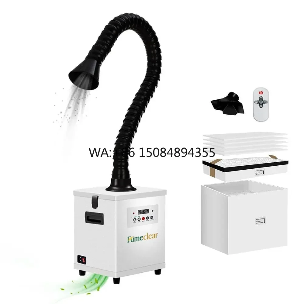 Low Noise Desktop Nail Salon Vacuum Cleaner Dust Collector Soldering Extractor 150W
Low Noise Desktop Nail Salon Vacuum Cleaner Dust Collector Soldering Extractor 150W