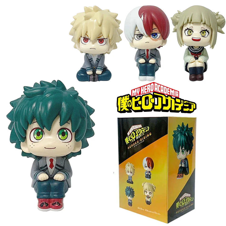 My Hero Academia Izuku Midoriya Katsuki Bakugo Todoroki Shoto q-version 4pcs PVC Figures Model Anime Cartoon Model Toy Gifts
My Hero Academia Izuku Midoriya Katsuki Bakugo Todoroki Shoto q-version 4pcs PVC Figures Model Anime Cartoon Model Toy Gifts