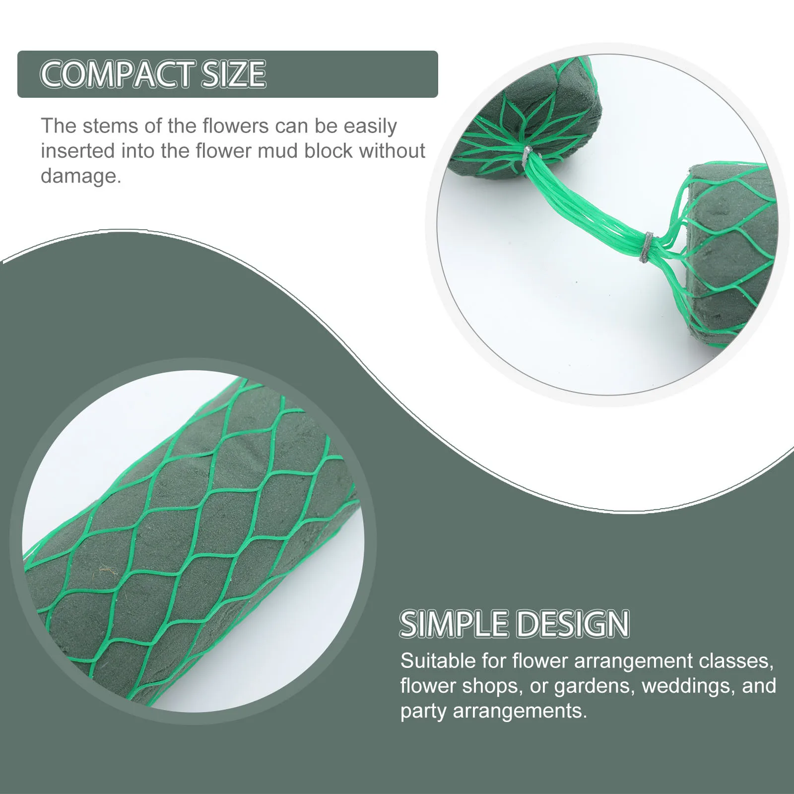 1Set Foam Florist Garland Floral Foam Block for Wedding Flower Arrangement Supplies Flower Display Foams Florist Arranging
1Set Foam Florist Garland Floral Foam Block for Wedding Flower Arrangement Supplies Flower Display Foams Florist Arranging