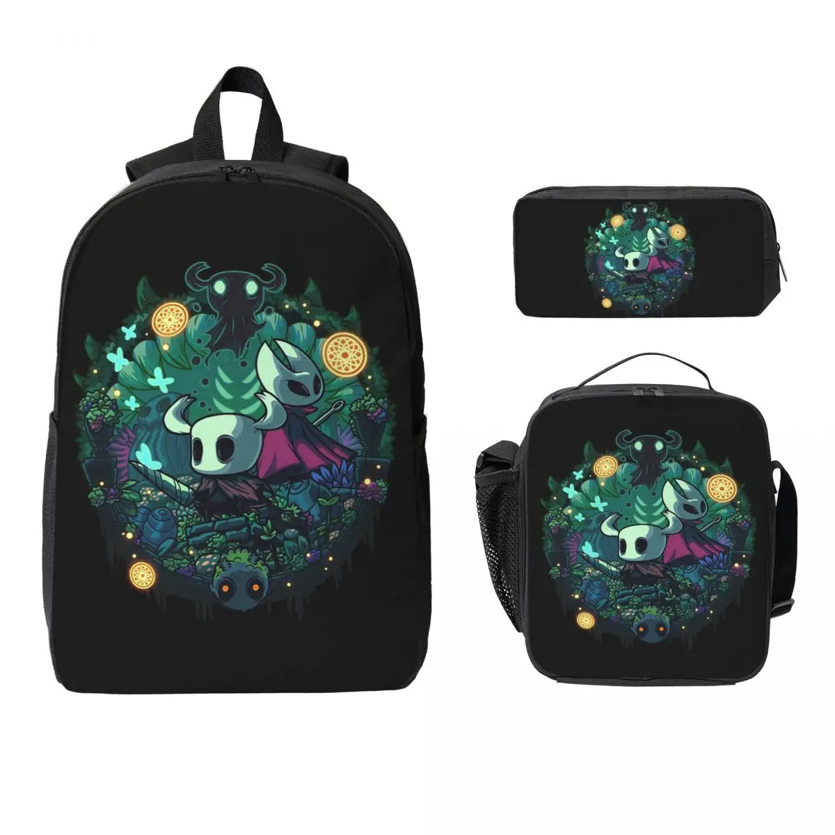 Hollow Knight Backpack Student BookBag School Bag Laptop Shoulder Bags 3ps Insulated Lunch Bag Pencil Case
Hollow Knight Backpack Student BookBag School Bag Laptop Shoulder Bags 3ps Insulated Lunch Bag Pencil Case