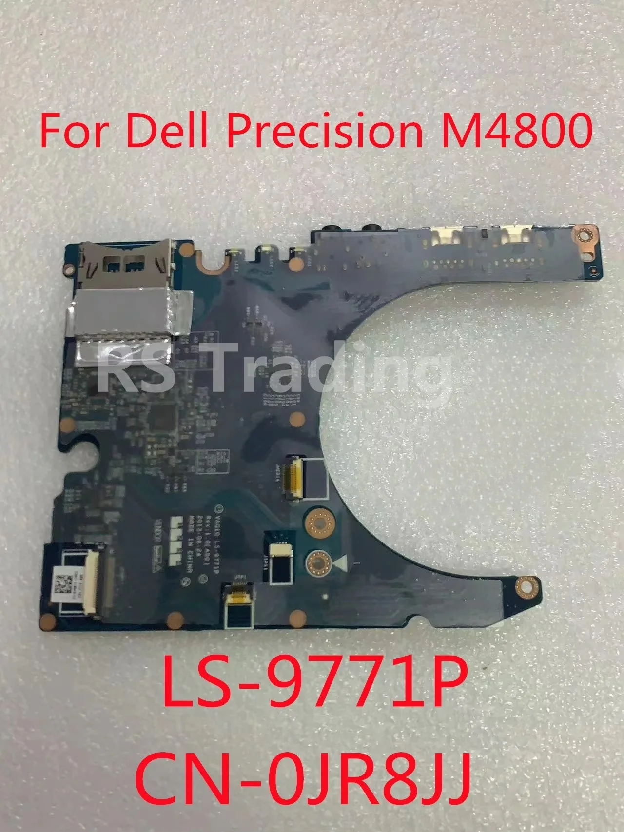 For Dell Precision M4800 USB Audio Jack SD Card Reader IO Circuit Board LS-9771P CN-0JR811 0JR811 Original
For Dell Precision M4800 USB Audio Jack SD Card Reader IO Circuit Board LS-9771P CN-0JR811 0JR811 Original