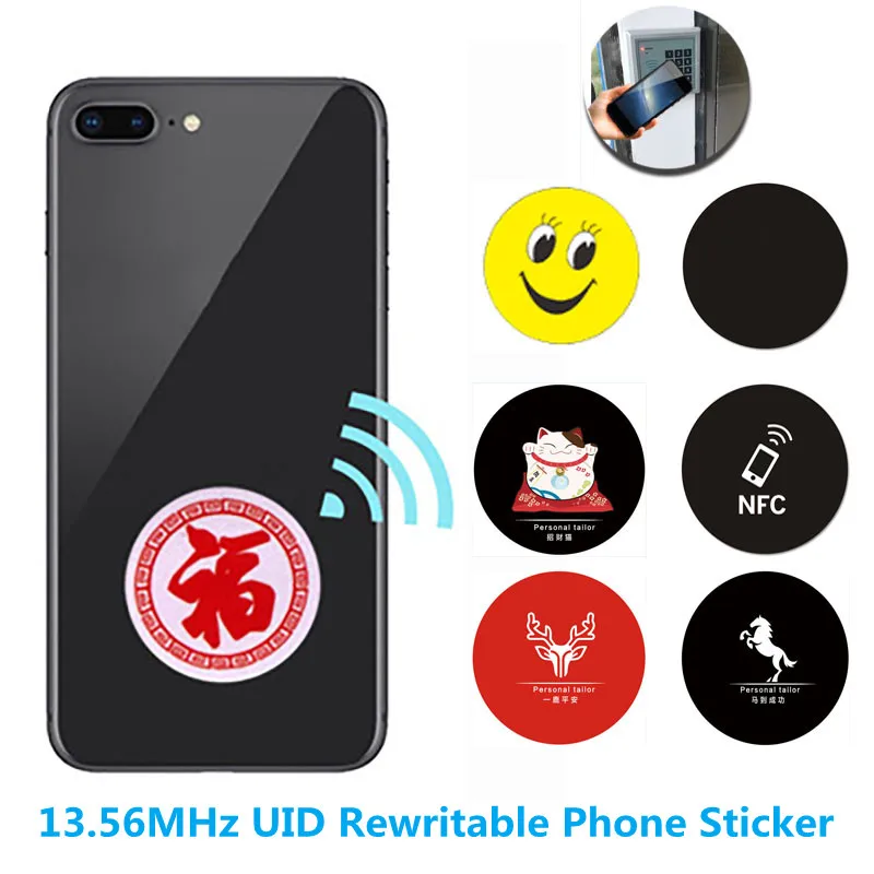 1pcs UID Changeable Phone Sticker RFID Tags Block 0 Rewritable 13.56Mhz Anti Metal Interference Cartoon Tags Proximity Card
1pcs UID Changeable Phone Sticker RFID Tags Block 0 Rewritable 13.56Mhz Anti Metal Interference Cartoon Tags Proximity Card