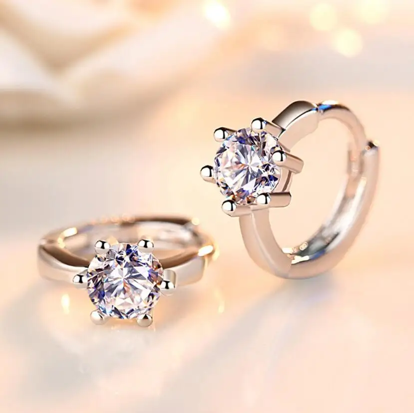 Moissanite Small Hoop Earring 0.5CT Lab Diamond Hoop Huggies Earring 925 Sterling Silver Cartilage Earring for Women Girl Teens
Moissanite Small Hoop Earring 0.5CT Lab Diamond Hoop Huggies Earring 925 Sterling Silver Cartilage Earring for Women Girl Teens