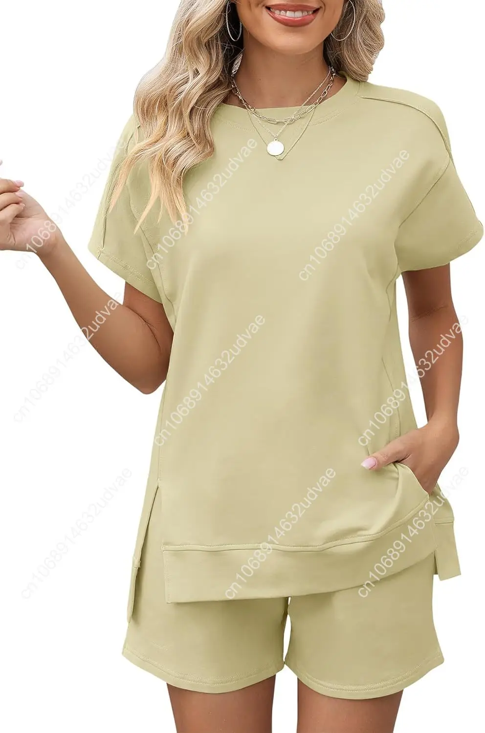 LOMON Womens Fashion 2 Piece Outfits Sweatsuits 2025 Summer Short Sleeve Loungewear Tracksuit Round Neck Lounge Shorts Sets
LOMON Womens Fashion 2 Piece Outfits Sweatsuits 2025 Summer Short Sleeve Loungewear Tracksuit Round Neck Lounge Shorts Sets