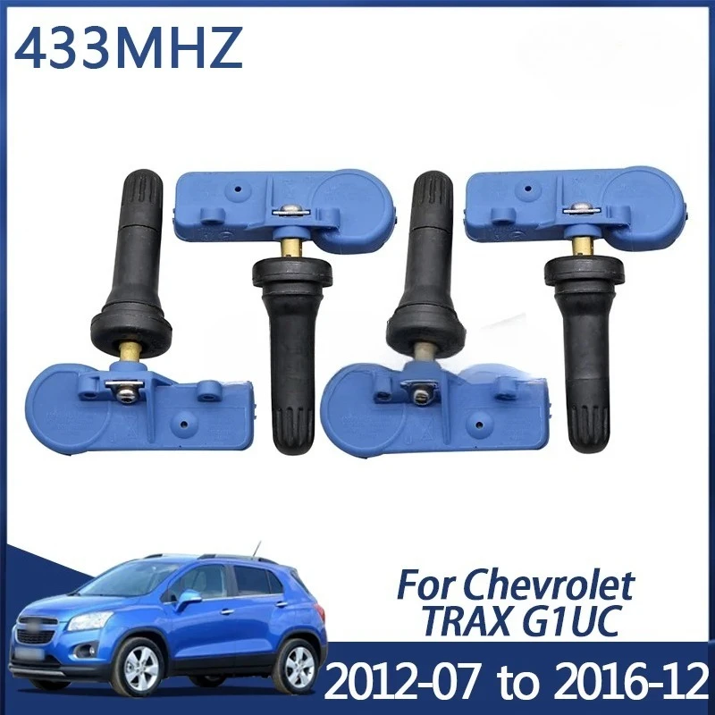 4 шт. 433 МГц датчик TPMS датчик давления в шинах для Chevrolet TRAX 2012-07-2016-12 13581561 20922901 22853740
4 шт. 433 МГц датчик TPMS датчик давления в шинах для Chevrolet TRAX 2012-07-2016-12 13581561 20922901 22853740
