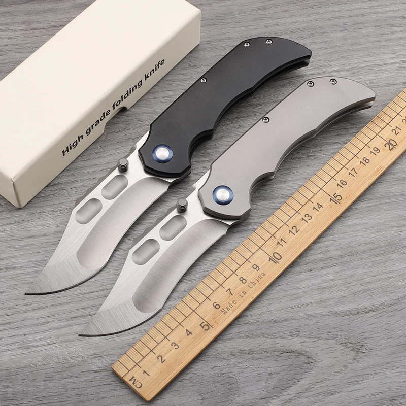 VG10 steel titanium alloy handle folding knife for outdoor camping survival play, self-protection portable high hardness tool
VG10 steel titanium alloy handle folding knife for outdoor camping survival play, self-protection portable high hardness tool