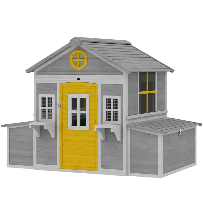 PawHut Wooden Chicken Coop, Hen House for 2-4 Hens, Outdoor Playhouse Poultry Cage with Nesting Boxes, Waterproof Roof, Windows
PawHut Wooden Chicken Coop, Hen House for 2-4 Hens, Outdoor Playhouse Poultry Cage with Nesting Boxes, Waterproof Roof, Windows