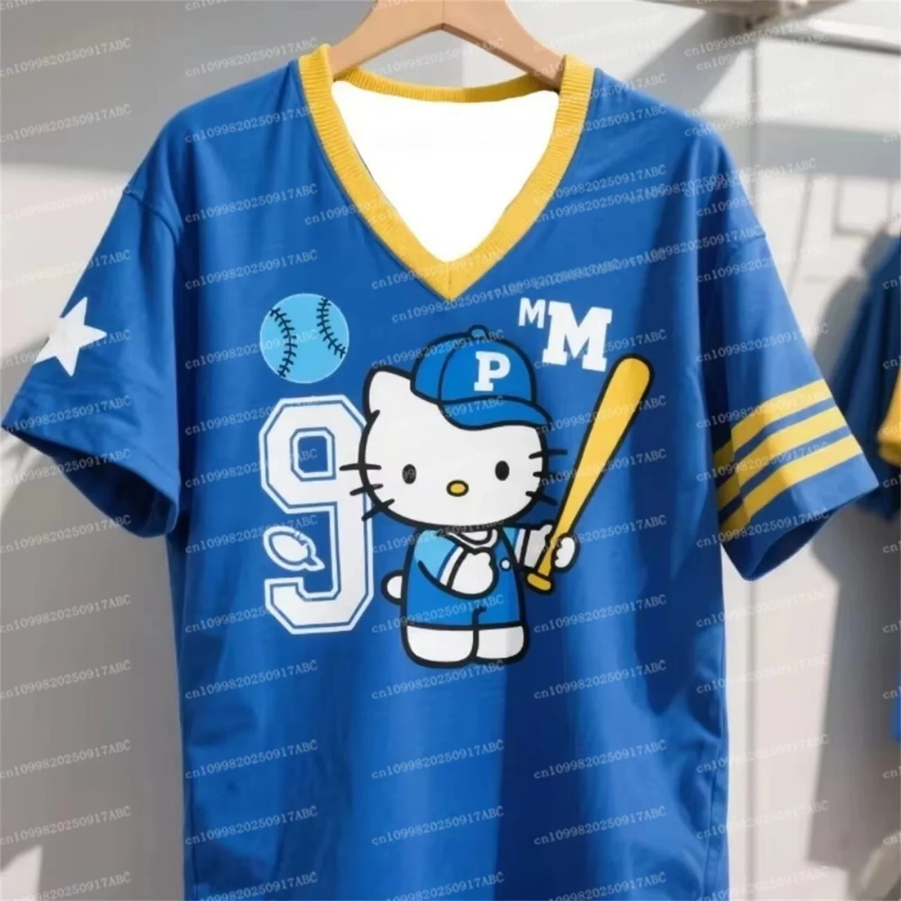 SummerMen Tshirt Girls Short Sleeve Jersey Hello Kitty Soccer Jersey T-shirt Sports Training Breathable Jersey Women T-shirt
SummerMen Tshirt Girls Short Sleeve Jersey Hello Kitty Soccer Jersey T-shirt Sports Training Breathable Jersey Women T-shirt