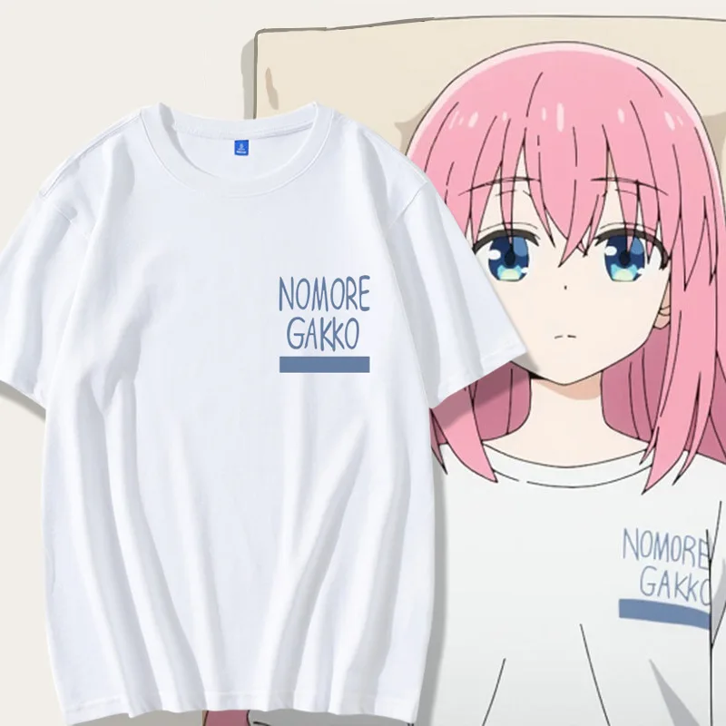 Lonely rock anime peripheral Goto Ichi T-shirt Pochi sauce short-sleeved pain clothes cos cotton summer clothes
Lonely rock anime peripheral Goto Ichi T-shirt Pochi sauce short-sleeved pain clothes cos cotton summer clothes