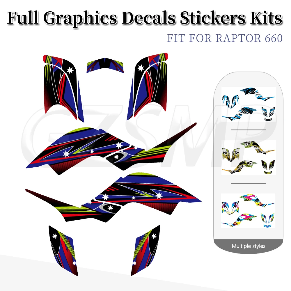 Fit for Yamaha RAPTOR 660 YFM660 2001 -2005 2002 2003 2004 ATV Deco Decal Fairing Sticker Graphics Background Kits
Fit for Yamaha RAPTOR 660 YFM660 2001 -2005 2002 2003 2004 ATV Deco Decal Fairing Sticker Graphics Background Kits