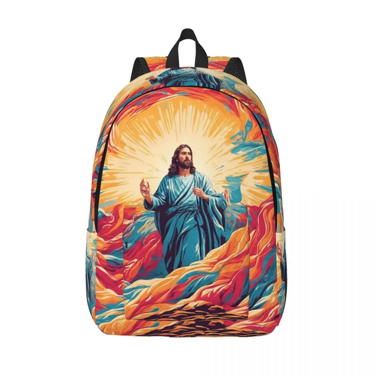 Resurrected Jesus Jesus Biblical References Student Backpack School Bag Hiking Travel Daypack for Men WomenBookbag Shoulder Bags
Resurrected Jesus Jesus Biblical References Student Backpack School Bag Hiking Travel Daypack for Men WomenBookbag Shoulder Bags