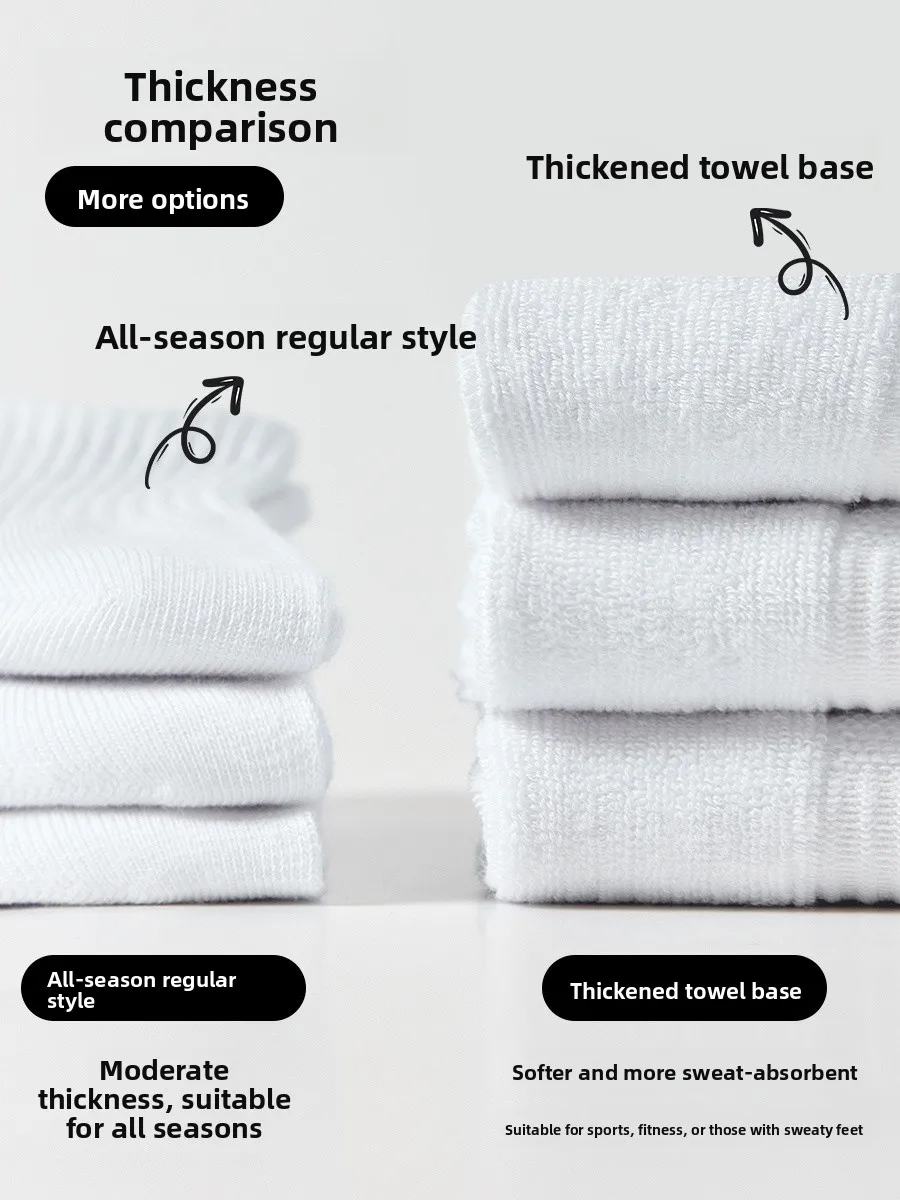 Men's Mid-Calf Thiened Cotton Sos 7 Pairs Anti-Odor ort Sports Sos Towel Bot Long Tube Sos for Men
Men's Mid-Calf Thiened Cotton Sos 7 Pairs Anti-Odor ort Sports Sos Towel Bot Long Tube Sos for Men