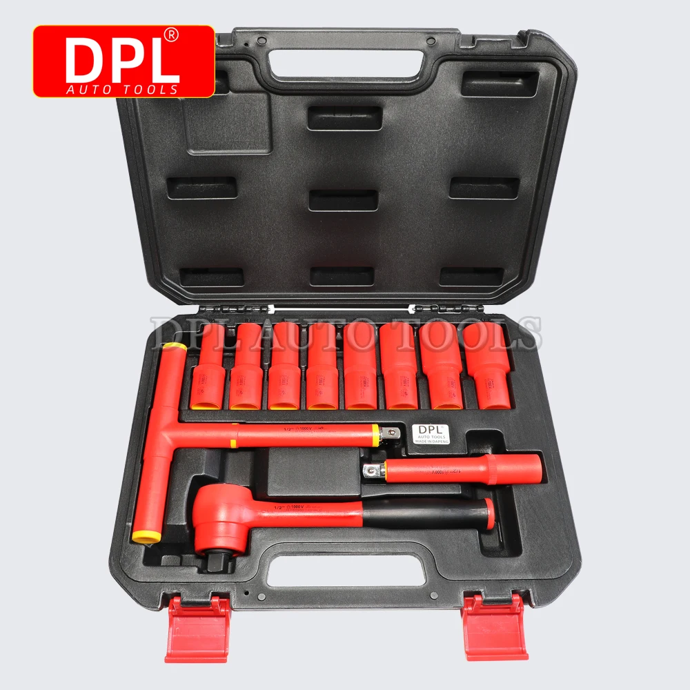 11-piece set, new energy insulated socket wrench 1000V
11-piece set, new energy insulated socket wrench 1000V